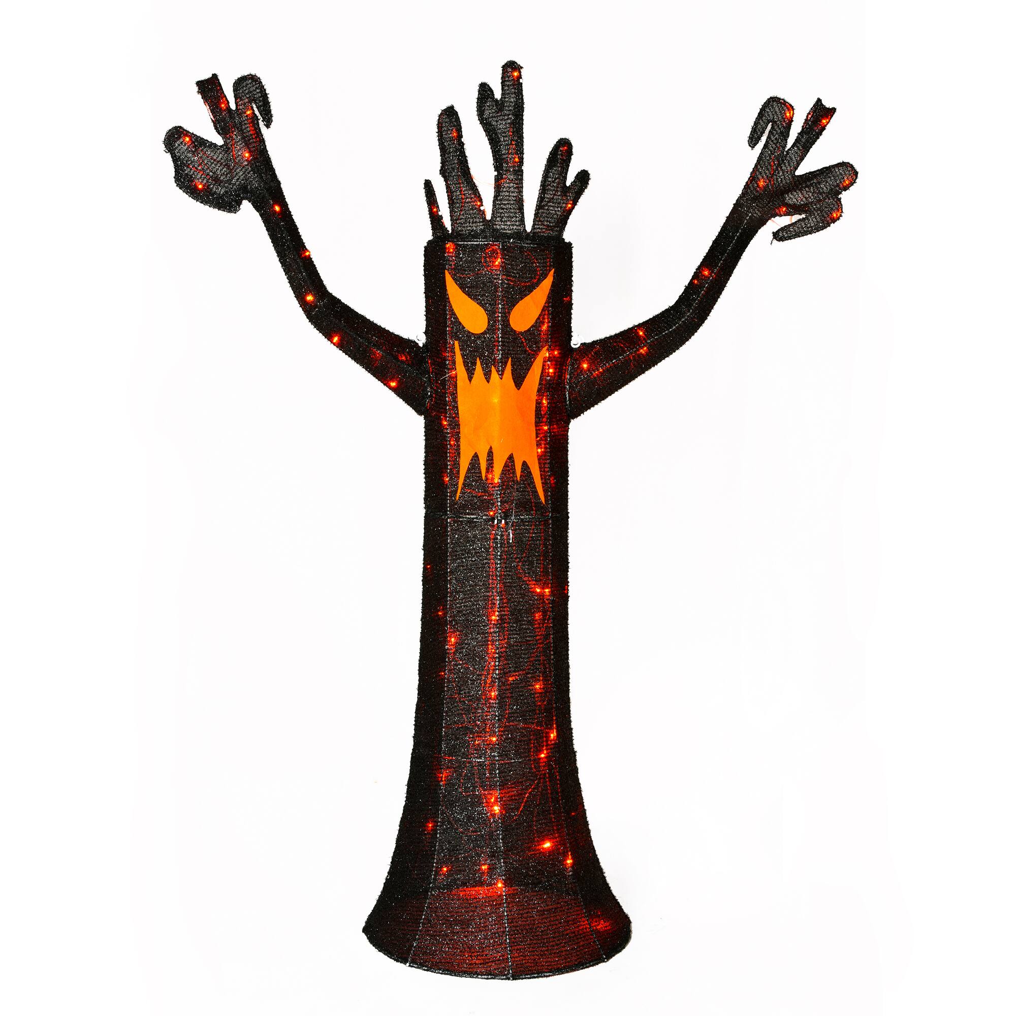 4ft. Pre-Lit Scary Halloween Tree